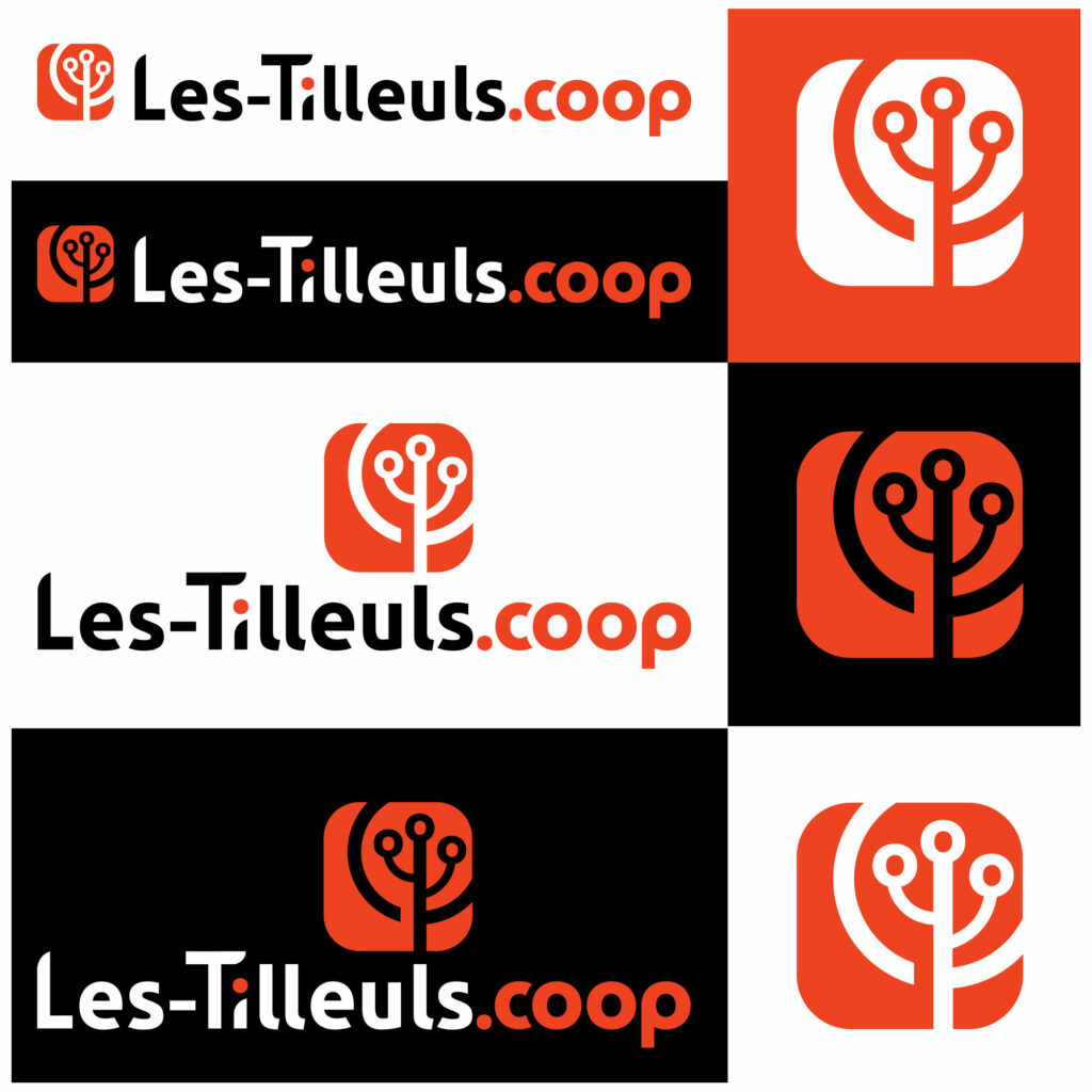 Déclinaisons de couleurs du nouveau logo Les-Tilleuls.coop" class="wp-image-3411